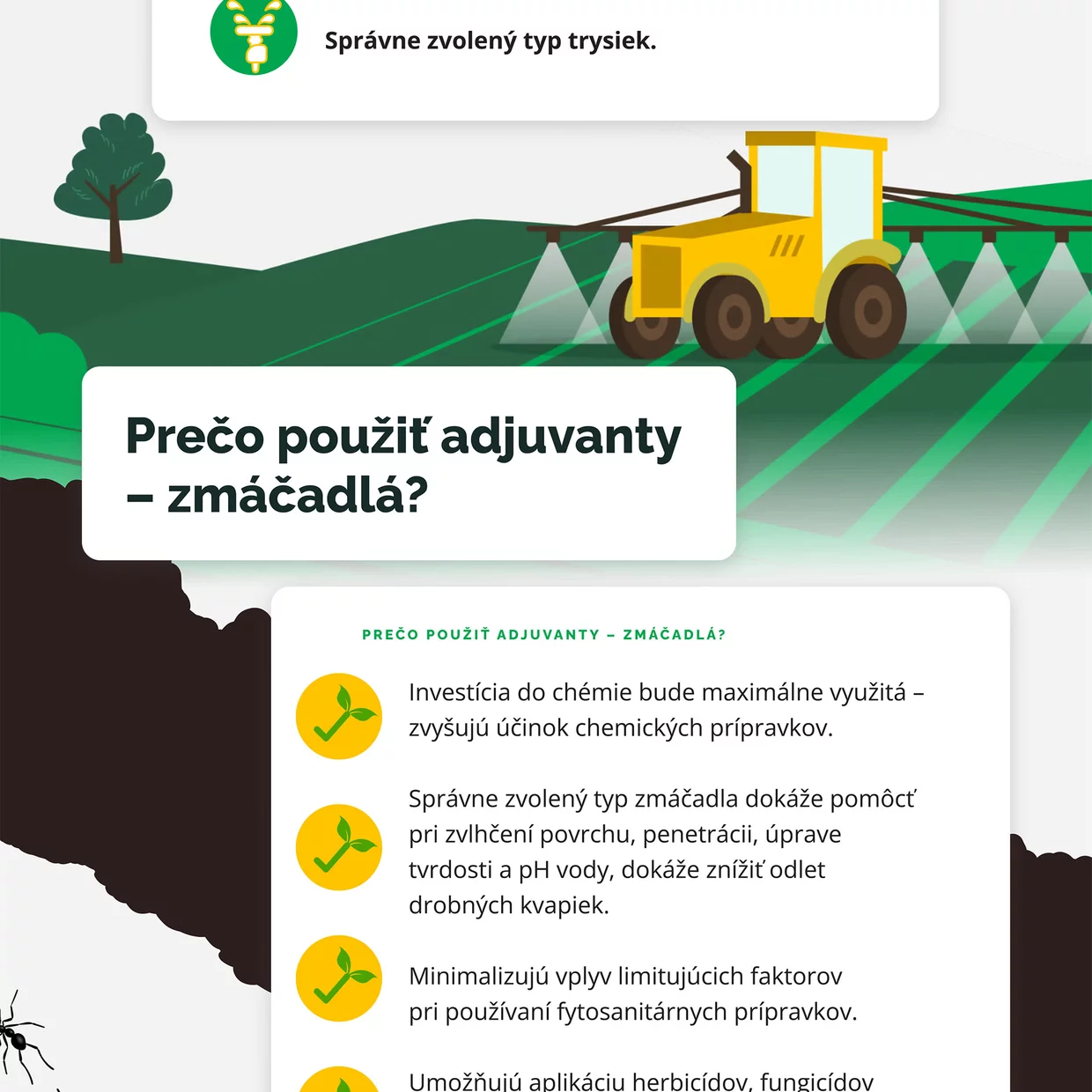 zlepšenie účinku pesticídov pomocou adjuvantov zlepšenie účinku pesticídov pomocou adjuvantov