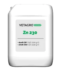 Zn 230 – zinok v dusičnanovej forme (15 % Zn) na listovú výživu Zn 230 – zinok v dusičnanovej forme (15 % Zn) na listovú výživu